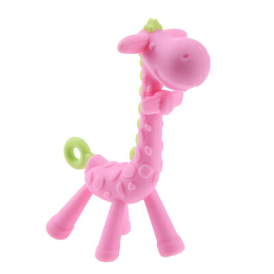 

Baby Teether Giraffe Eco-Friendly Infants Toothbrush Silicone Teething Care