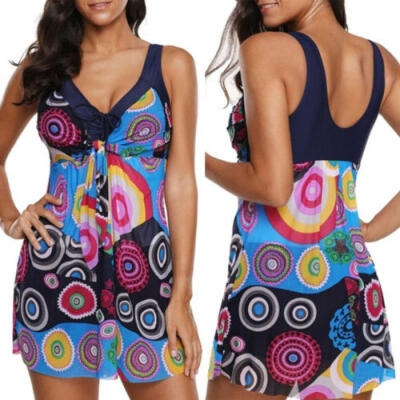 

Ladies Women Summer Appear Thin Backless Tankini Swimwear Swimsuit Monokini Swimming Suit Beachwear Oversized Plus Large Size