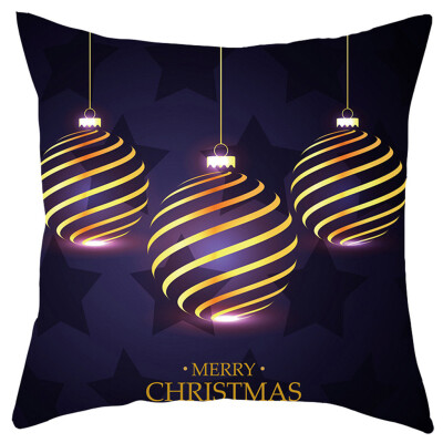 

Siaonvr Merry Christmas Short Plush Pillowcase Sofa Pad Set Home Decoration 18x18 Inch