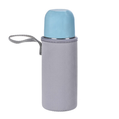 

Siaonvr Clear Plastic Water Cup Bottle Portable Bag Black