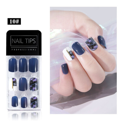 

Gobestart Finished Nail Patches 30Pcs Boxed Removable Repeated Use Of fake Nail Patches