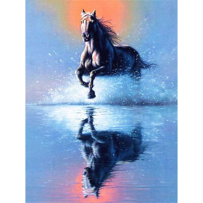 

5D Diamond Painting Full Square Animal Horse Embroidery Sale Picture Rhinestone Diamond Mosaic Home Decor Drop Ship