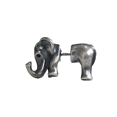 

Stylish New 1pc Elephant Earring 3D Elephant Shaped Earring Ear Stud Fashion Accessories not 1 Pair