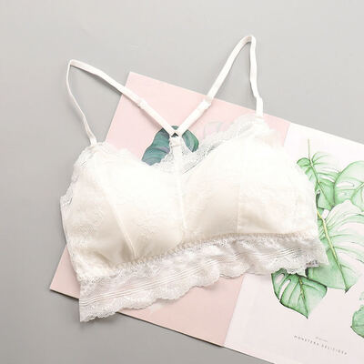 

Female No Steel Ring Tube Lace Beauty Back Top