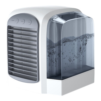 

Siaonvr Portable Mini Air Conditioning Fan Household Refrigerator Desktop Cooler