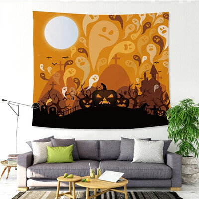 

Toponeto Halloween Tapestry Art Wall Hanging Blanket Room Decor
