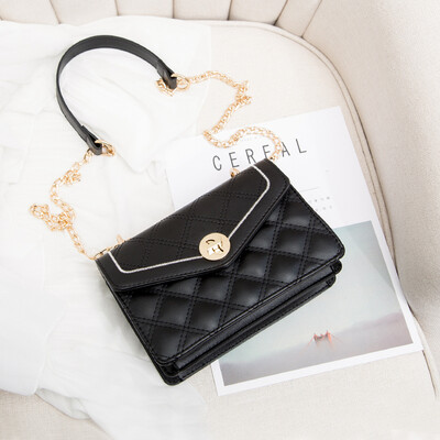 

Summer small carry womens bag line Korean version 100 shoulder oblique carry fashion chain small square bag