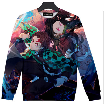 

Hot Sale Demon Slayer Kimetsu No Yaiba Anime Unisex 3D Printed Shirt Casual Long Sleeve Sweatshirt Pullover Tops Cosplay Costume