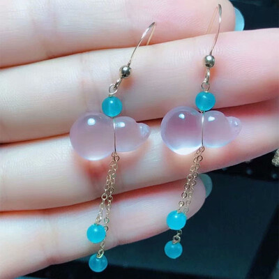 

Ruixiang Jewelry Amethyst Crystal Earrings Purple Transparent 15046 15047 15048