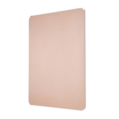 

Aluminum Alloy Surface Micro Sand Blasting Gaming Mouse Pad Non-slip Base Dual Sides Available Game Office Mice Mat