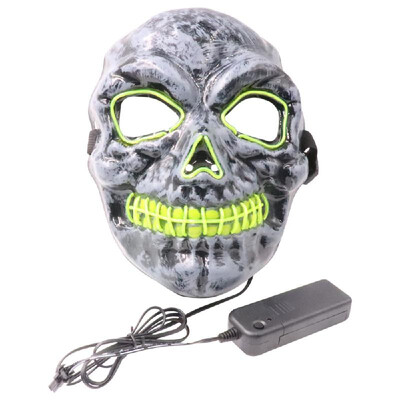

Halloween Party Mask LED Scary Flash Mask EL Line Light Mask Cosplay Mask Party Clothing Mask Supplies Multi-color Optional