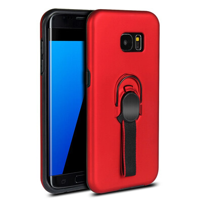 

Phone Ring Case Samsung Galaxy S7 Edge Magnetic Car Mount Stand Cover Samsung S7 Edge SM-G935FD SM-G935F Hybrid TPU Bumper Case