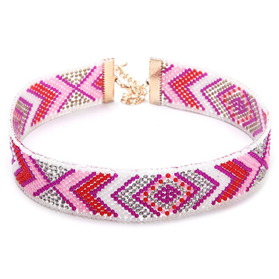 

19 Types Fashion Boho Short Collares Crystal Beads Choker Necklaces For Women Wedding Birthday Chokers Jewelry