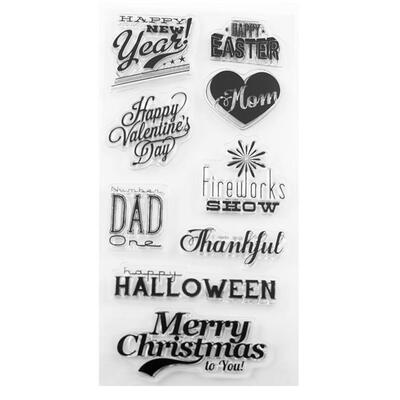 

Silicone Transparent Seals Clear Stamps for DIY Scrapbooking Photo Album