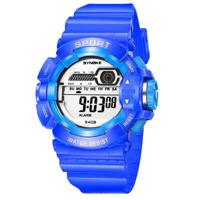 

SYNOKE Students Children Sport Watches 3ATM Life Water-resistant Digital Backlight Child Kids Boy Girls Wristwatch Alarm Stopwatch