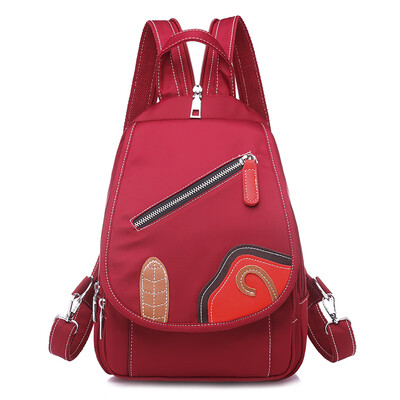 

Oxford cloth shoulder bag female Korean version of Joker small backpack portable mini chest bag female leisure women