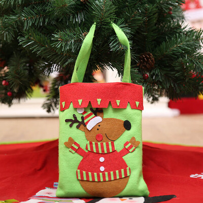 

Christmas Gift Handbag Candy Bag Merry Christmas Sweet Candy Bags Present Bag Home Party Xmas Decoration