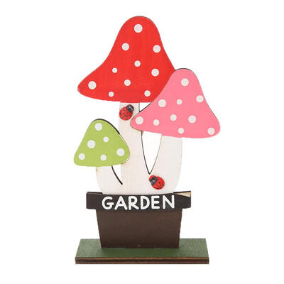 

Nordic Style Wooden Painted Flower Potted Ornaments Easter Party Decoration