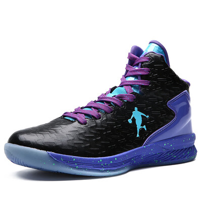 

Sports shoes mens shoes shock absorption basketball shoes mens non-slip wear-resistant boots sports high-top running shoes