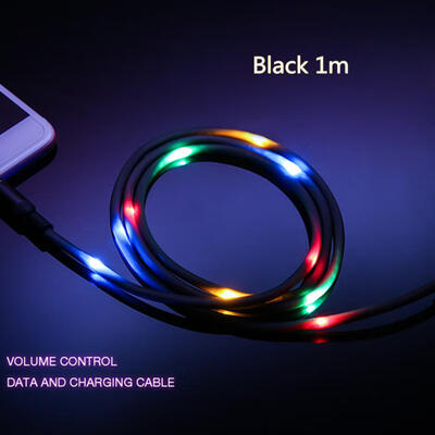

Stylish Light Up Charging Cable Smart Voice Control Date Syncing Cord-MICRO USB