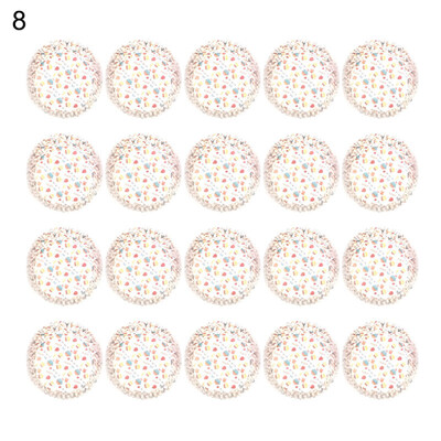 

100Pcs Heart Spot Rabbit Print Cupcake Cake Case Muffin Baking Cup Party Decor
