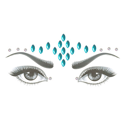 

〖Follure〗Face Gems Adhesive Glitter Jewel Tattoo Wedding Festival Rave Party Body Make Up