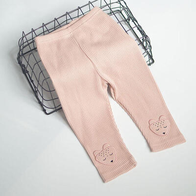 

Sweet Korean Cute Cotton Solid Color Girls Bottoming Pants Soft Trousers