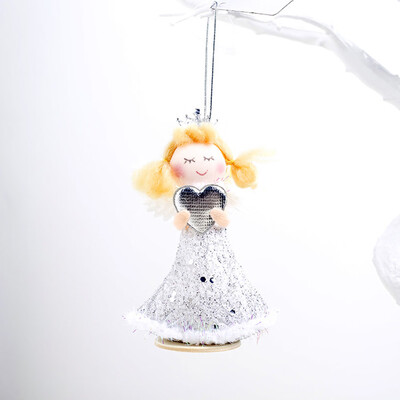 

1X Girl Angel Doll Christmas Tree Ornament Decorative Pendant Children Kids Gift