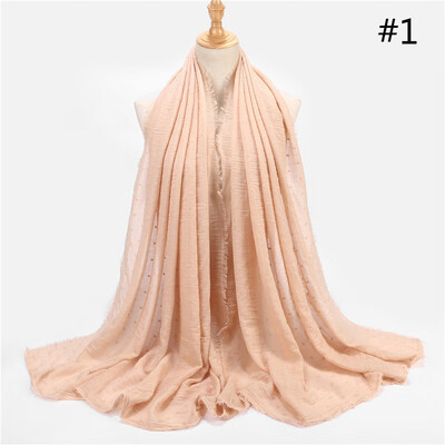 

Amazon new cotton&linen scarf female solid color sunscreen big shawl literary wind envelope scarf Muslim scarf