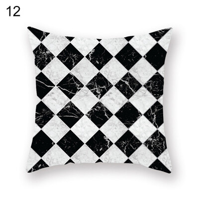 

Marble Grain Love Happy Pillow Case Cushion Cover Sofa Bed Car Cafe Office Decor