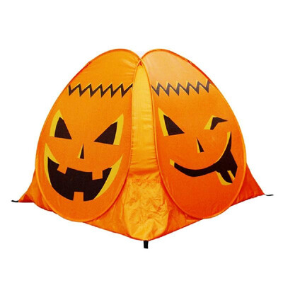 

Hallo-ween Pump-kin Tent Holiday Party PropsToy for Kids Indoor Outdoor Camping Accessories