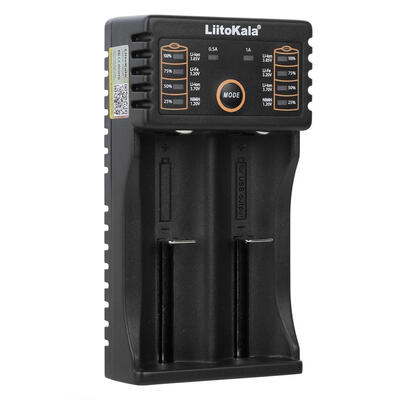 

Lii-202 Dual Slot Smart USB Battery Charger wPower Bank for Ni-MH Battery