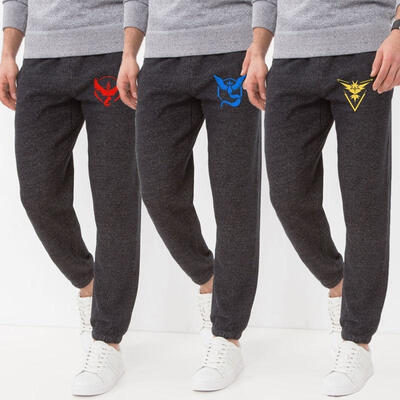 

Pokemon Go Jogger Dance Sportwear Baggy Man Women Fahshion Casual Long Pants Trousers Sweatpants Blue Yellow Red  M L XL
