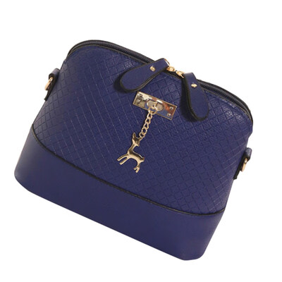 

Chic Solid Color Metal Deer Pendant Women Shoulder Bag Party Crossbody Pouch