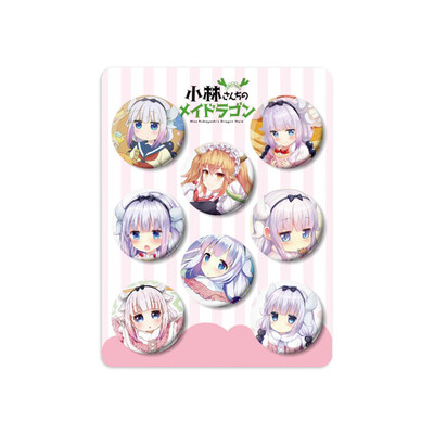 

redCherry Anime Brooches Button Badges Pins Set for Clothes Backpack Pencil Case 8pcsset