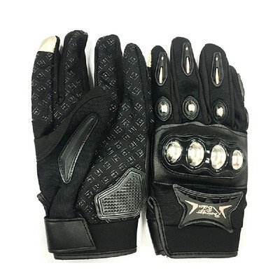 

Nylon Motorcycle Riding Gloves Black Sports Motocross Gloves Motorbike Protective Glove
