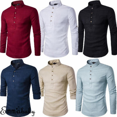 

Fashion Men´s Slim V Neck Long Sleeve Muscle Tee T-shirt Casual Fit Tops Blouse
