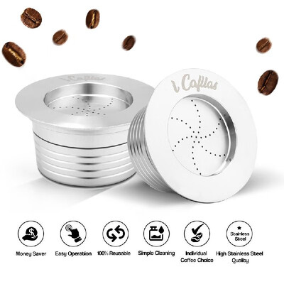 

Stainless Steel Reusable Coffee Capsules Reusable Coffee Capsule Cup Filter Compatible with Lavazza Blue