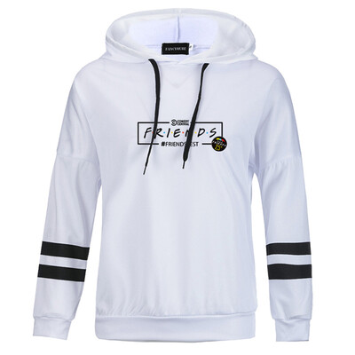 

Autumn Winter Celebrating 25 Anniversary Friends Letter Printed Hoodie