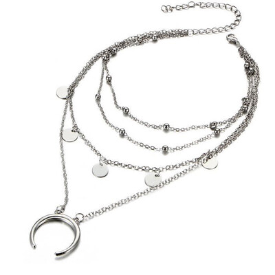 

Fashion Charm Jewelry Women Choker Chunky Statement Pendant Necklace Chain