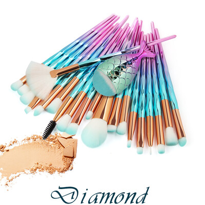 

〖Follure〗21PCS Make Up Foundation Eyebrow Eyeliner Blush Cosmetic Concealer Brushes