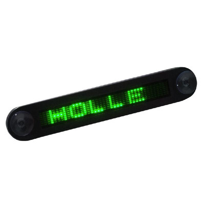 

12V Car Mini Super Slim LED Programmable Message Sign Scrolling Display Board with Remote