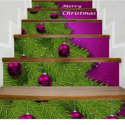 

Siaonvr Christmas Decoration Stair Stickers Christmas Stairs Stickers Wall Stickers