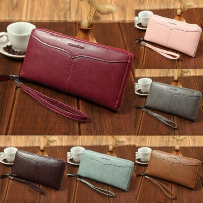 

Women&39s Lady Leather Wallet Long Card Holder Purse Handbag Phone Clutch Bag Case