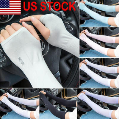 

Driving Basketball Sport Arm Cooling Sleeves Gloves for UV Sun Protection Cover