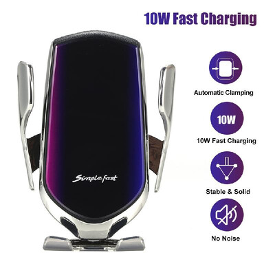 

Car Charger Intelligent Auto-Sensing Clamping Fast Charging 360 Degree Rotation Air Vent Car Mount Holder for iPhoneSamsungHuawe
