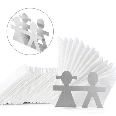 

Greensen Stainless Steel Napkin Holder Modern Serviette Holder Rack Table Decor Lover Style