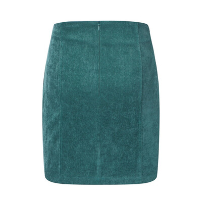 

New Sexy Black Green Yellow Pink Zipper Short Skirt Women High waist Mini Skirt Ladies Vintage Retro Office Casual F1