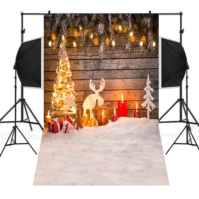 

〖Follure〗Christmas Backdrops Snow Vinyl 3x5FT Background Photography Studio