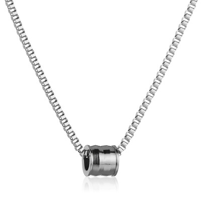 

Women Stainless Steel Beads Shape Pendant Necklace Ethnic Bohemian Choker Chain Necklace Collares Jewelry Kolye Collier